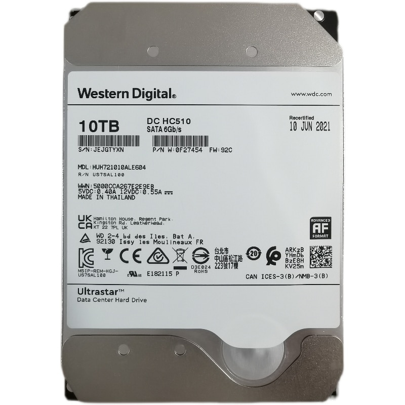  귣 WD 10 ׶Ʈ Ultrastar DC HDD 7200rpm..